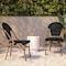 Flash Furniture Black French Bistro Stacking Chair SDA-AD642107-BK-NAT-GG - alternate 4